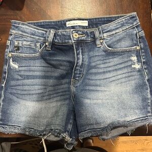 NWOT- KanCan Distressed Blue Jean Shorts